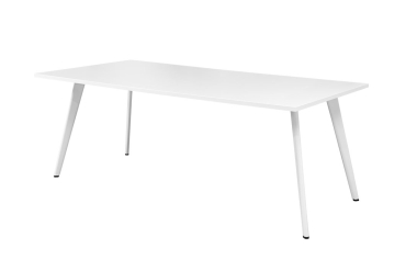 Bureau- vergadertafel Real recht 140x80 cm