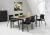 Bureau- vergadertafel Vito-Black 200x100cm 2501