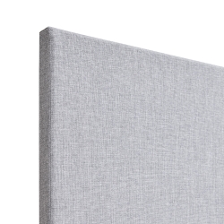 Akoestische tussenwand t.b.v. duo XFB3 rondom gestoffeerd (4cm dik) 180x70 cm incl. magneet set zwart t.b.v. montage