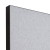 Akoestische tussenwand t.b.v. duo XFB3 met zwart (Z) aluminium kader (5cm dik) 180x70 cm 71606