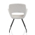 Vergaderstoel in bouclé stoffering 70397