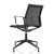 Design vergaderstoel in mesh zwart, zwart frame 70418