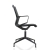Design vergaderstoel in mesh zwart, zwart frame 70420
