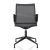 Design vergaderstoel in mesh zwart, zwart frame 70422