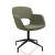 Vergaderstoel in bouclé stoffering 69735