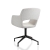 Vergaderstoel in bouclé stoffering 69744