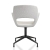 Vergaderstoel in bouclé stoffering 69745