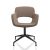Vergaderstoel in bouclé stoffering 69739