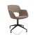 Vergaderstoel in bouclé stoffering 69741