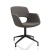 Vergaderstoel in bouclé stoffering 69730